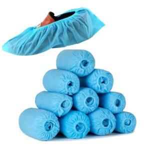 Disposable Shoe Covers – Non-Woven Protective Overshoes (100 Pack)