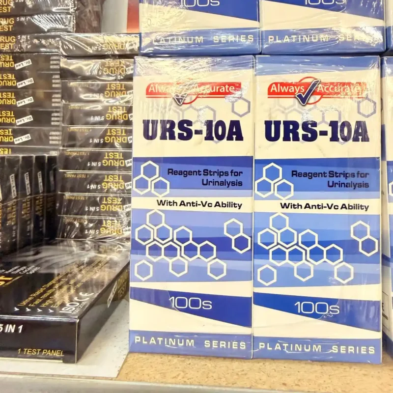 Always Accurate URS-10A Reagent Strips for Urinalysis (Platinum Series) - Royalty Occupational Health (2)