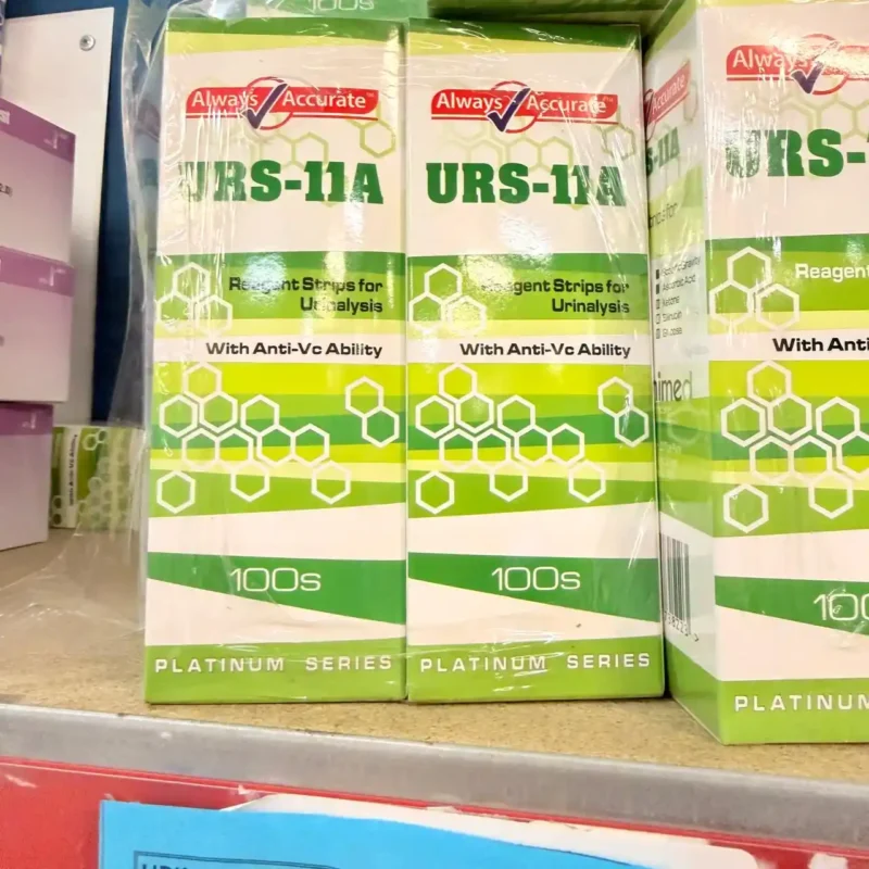 Always Accurate URS-11A Reagent Strips for Urinalysis (Platinum Series) - Royalty Occupational Health