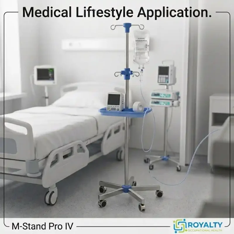 Dripstand Mobile Stainless steel – IV STAND (3) - Royalty Occupational Health