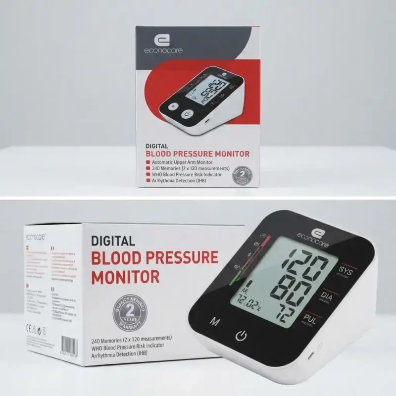 Econocare Digital Blood Pressure Monitor (Automatic Upper Arm Monitor) - Royalty Occupational Health 2