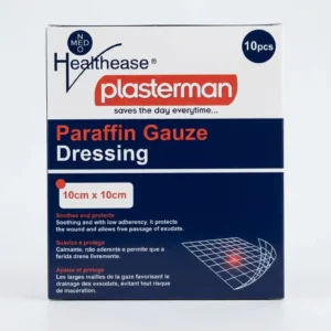 Healthease Plasterman Paraffin Gauze Dressing (10cm x 10cm) - Royalty Occupational Health