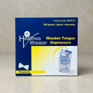 Healthease Wooden Tongue Depressors (100 Pieces) - Royalty Occupational Health (2)