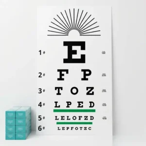 Snellen Literate Eye Chart - Royalty Occupational Health (2)